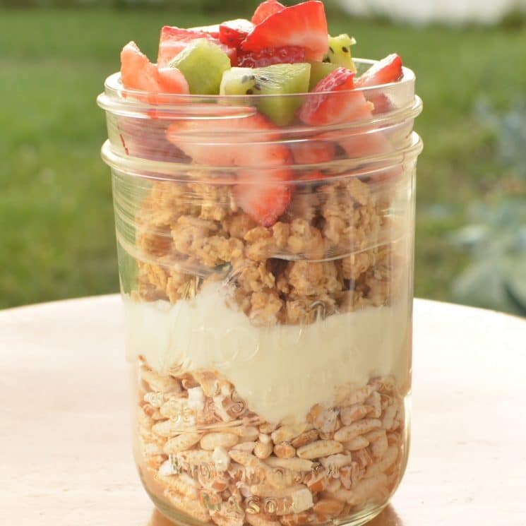 Granola and Yogurt Parfait